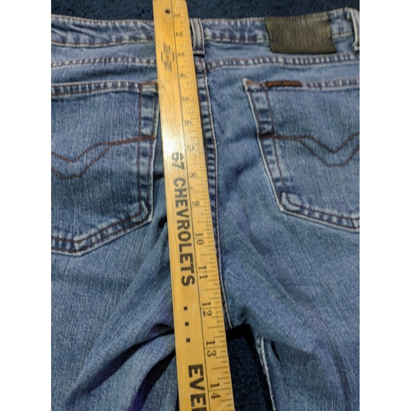 Harley Davidson Boot Cut Jeans Womens Size 10 Medium Wash Denim Motorcycle Biker - Picture 11 of 13